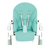 Coussin de chaise haute en cuir synthétique, confortable, rembourré pour chaise d'alimentation pour tout-petit, insert facile à nettoyer pour bébés garçons, filles, petits- , 82,7 x 40,9 cm