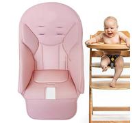 Coussin de chaise haute pour bébé, insert de chaise haute pour enfant, housse de chaise de salle à manger en cuir PU, housses et coussins de chaise haute, housse de siège multifonction douce avec