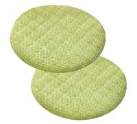 Coussin de Chaise Lavable Fermeture éclair, 2PCS Coussinets de SièGe Rond | Non Glissant, pour Salle à Manger Jardin Cuisine ExtéRieur IntéRieur