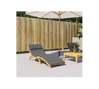 vidaXL Coussin de chaise longue anthracite 180x60x4 cm tissu oxford