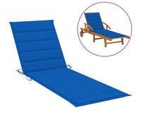 Coussin de Chaise Longue Coussins de Transat Extérieur Gris Tissu Oxford vidaXL