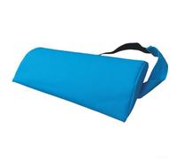Coussin de chaise longue - Coussin d'appui-tête - Coussin repose-tête - Coussin de soutien du cou pour cou/bas du dos/genoux/jambes/pieds - Hauteur réglable (bleu 35 x 6 x 15)