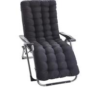 Coussin de Chaise Longue Coussin de Chaise Longue Bain de Soleil Coussin Transat Jardin Exterieur Matelas Coussin pour Bain de Soleil(#4,155x48x8cm)