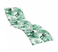 Coussin de chaise longue motif de feuilles tissu oxford
