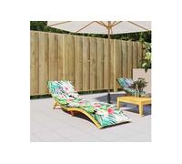 Coussin De Chaise Longue Multicolore Tissu Oxford