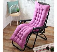Coussin de chaise longue rembourré confortable pour salon - Matelas extra épais idéal pour chaises longues et chaises à bascule, 48 x 160 cm