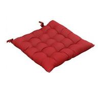 SOPHIE - Coussin de Chaise Matelassé 38x38cm Coton Coloris Cerise - Altobuy