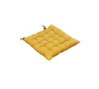 Coussin de Chaise Matelassé 38x38cm Coton Coloris Safran - SOPHIE -