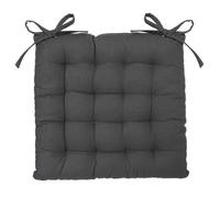 Coussin de chaise - Noname - 38 x 38 cm - Gris foncé - Matelassé - Intérieur
