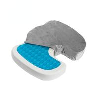 Coussin De Chaise Orthopédique En Gel Velours, Assise De Bureau, Anti-Stress, Mousse À Mémoire De Forme, Coussinet De Protection Contre Coccyx