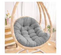 Coussin de chaise pivotante ultra-doux, conçu de manière ergonomique, offrant un bon maintien, peut être utilisé à l'intérieur comme à l'extérieur, soulagement confortable au bureau et au hamac.(Gray)