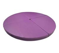 Coussin de chaise pliable à suspendre, tapis de danse portable, coussin rond amovible et lavable pour plus de sécurité et de confort