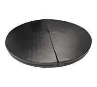 Coussin de chaise pliable à suspendre, tapis de danse portable, coussin rond amovible et lavable pour plus de sécurité et de confort