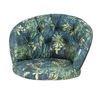Coussin de chaise pour fauteuil en rotin - Coussin de banc, balançoire - Coussin de jardin - Coussin à bascule - Coussin de repos - 60 x 50 cm - Herbe verte