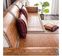 Coussin de chaise rafraîchissant en bambou antidérapant pour la maison, le bureau, la cuisine, le salon - Protection de canapé respirante et confortable - Ajustement universel - 70 x 180 cm