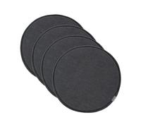 Coussin de Chaise Rond avec Fixation par Boucle Coussin de Tabouret Antidérapant pour Chaise de Cuisine/Salle à Manger Coussin Assise pour Tabouret Haut de Bar/Bistro (F 45 * 45 cm (Paquets de 4))
