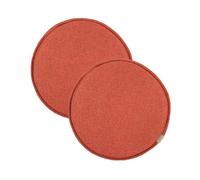 Coussin de Chaise Rond avec Fixation par Boucle Coussin de Tabouret Antidérapant pour Chaise de Cuisine/Salle à Manger Coussin Assise pour Tabouret Haut de Bar/Bistro (L 30 * 30 cm (Lot de 2))