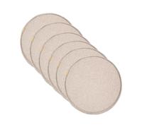 Coussin de Chaise Rond avec Fixation par Boucle Coussin de Tabouret Antidérapant pour Chaise de Cuisine/Salle à Manger Coussin Assise pour Tabouret Haut de Bar/Bistro (I 35 * 35 cm (Lot de 6))