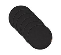 Coussin de Chaise Rond avec Fixation par Boucle Coussin de Tabouret Antidérapant pour Chaise de Cuisine/Salle à Manger Coussin Assise pour Tabouret Haut de Bar/Bistro (G 35 X 35 cm (Lot de 6))