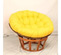 Coussin de chaise rond confortable - 90 x 90 cm - Pour chaises suspendues - Utilisation intérieure et extérieure - Idéal pour le jardin, la terrasse et les espaces de détente
