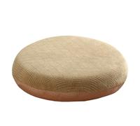 Coussin de chaise rond confortable en mousse à mémoire de forme 50 cm antidérapant doux pour tabourets de bar et fauteuils - Coussin d'assise idéal pour un confort et un soutien améliorés