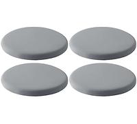 Coussin De Chaise Rond,Coussin De Siège Rond En Mousse À Mémoire De Forme,Lot De 1/2/4 Coussin De Tabouret Rond, Coussin De Chaise Ronde Pour Tabouret De Bar ( Color : Light gray-1 , Size : 35cm(4pack