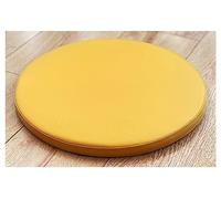 Coussin De Chaise Rond,Coussin De Siège Rond En Similicuir,Galette De Chaise Rond En Mousse À Mémoire De Forme, Coussin De Siège De Chaise Antidérapant For Cuisine De Bureau À Domicile ( Color : Yello