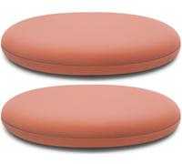 Coussin de chaise rond en mousse à mémoire de forme antidérapant avec housse amovible pour chaises de bistrot et de bureau, 35/40/45 cm, rouge pastèque