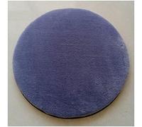 Coussin de chaise rond en peluche, antidérapant avec crochet, convient pour la cuisine, le restaurant, l'intérieur et l'extérieur, gris, diamètre 40 cm