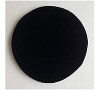 Coussin de chaise rond en peluche, antidérapant avec crochet, convient pour la cuisine, le restaurant, l'intérieur et l'extérieur, noir, diamètre 30 cm