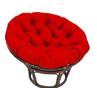Coussin de Chaise Rond épais de 160 cm pour extérieur. Fabriqué en Polyester Doux, imperméable et antitache, avec Un intérieur Garni de Coton PP épais. Indéformable.