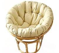 Coussin de chaise rond imperméable 160 x 160 cm - Résistant au soleil - Lavable - Idéal pour jardin ou balcon