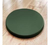 Coussin De Chaise Ronde Imperméable/Galette De Chaise Ronde En Cuir PU,30/35/40 Cm Coussin De Siège En Mousse À Mémoire De Forme,pour Exterieur Intérieur Jardin ( Color : Green , Size : 1PC-40*40cm )