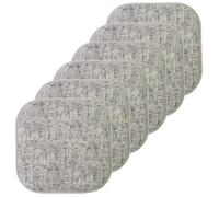 Coussin de chaise Sweet Home Collection, coussins en mousse à mémoire de forme, motif nid d'abeille, antidérapant, dossier en caoutchouc, carré a