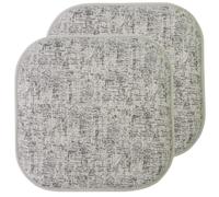 Coussin de chaise Sweet Home Collection, coussins en mousse à mémoire de forme, motif nid d'abeille, antidérapant, dossier en caoutchouc, carré a