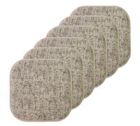 Coussin de chaise Sweet Home Collection, coussins en mousse à mémoire de forme, motif nid d'abeille, antidérapant, dossier en caoutchouc, carré a