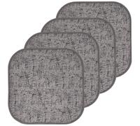 Coussin de chaise Sweet Home Collection, coussins en mousse à mémoire de forme, motif nid d'abeille, antidérapant, dossier en caoutchouc, carré a