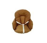 Coussin coupey marron