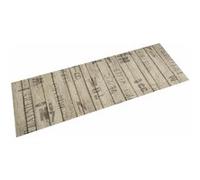 vidaXL Tapis de cuisine lavable Impression de clôture antidérapant velours 45x150 cm