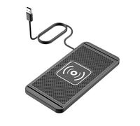 Coussin de charge sans fil pour voiture - Chargeur sans fil de voiture, chargeur de voiture sans fil, chargeur rapide sans fil de voiture Qi 15 W, chargeur rapide sans fil, taille pouvant être coupée