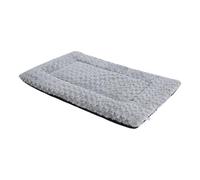 Coussin de chenil pour lit pour chien - Lit de couchage avec coussin de cage pour chiot en velours rose 400 g | Fournitures pour animaux de compagnie 19,69 x 27,56 x 1,57 pouces, lits