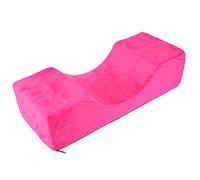 Coussin de Cils, Oreiller D'extension de Cils en Forme de U, Oreiller de Cou incurvé, Coussin de Rainure de Cils de Finition de Maquillage, Soutien D'oreillers Cervicaux pour (Rose rouge)