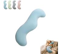 Coussin de corps rafraîchissant pour les personnes dormant sur le côté, oreiller long réglable en mousse à mémoire de forme déchiquetée, housse respirante au toucher glacé, soutien orthopédique pour