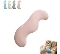 Coussin de corps rafraîchissant pour les personnes dormant sur le côté, oreiller long réglable en mousse à mémoire de forme déchiquetée, housse respirante au toucher glacé, soutien orthopédique pour