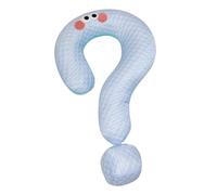 Coussin de cou de voyage, coussin de cou de voyage - Coussin de cou de voiture - Coussin de cou amusant, coussin de sommeil, coussin de support avec point d'interrogation pour voyage, voiture, maison