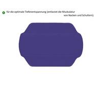 Coussin De Cou Royal Bleu Insert De Sécurité 32 X 22 Cm - Mousse PVC
