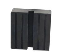 Coussin de cric de sol, bloc de support latéral de soudure, coussin de cric en caoutchouc pour chariot en L, tampon en caoutchouc robuste, cadre carré fendu, outil d'adaptateur de sol de soudure