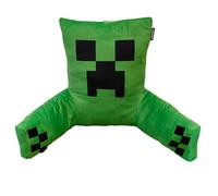 Coussin de Détente - ROBA - Minecraft Creeper - Accoudoirs Intégrés - Poche Latérale - 60x30x60 cm
