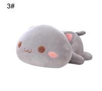 Coussin De Dos En Peluche Pour Enfants, Chat Couché Mignon, Animal En Peluche, Pour La Maison, Canapé, Doux, Oreiller, Jouet, Cadeau Pour Enfants