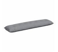 Coussin de dos intérieur - vidaXL - Gris clair - 200x19x50 cm - Housses amovibles - Rembourrage polyester - Tissu doux